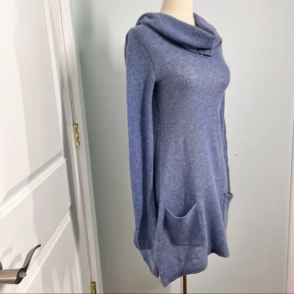 Sala Fifth Avenue 100% cashmere turtle neck hoodie sweater size XS - Picture 7 of 12